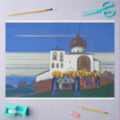 Zvenigorod von Nicholas Roerich Seidenpapier (Basteln)