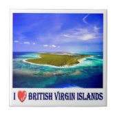 zVG007 BRITISH JUNGFRAU INSELN I Liebe, Fliese (Vorderseite)