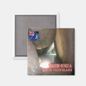 ZVG012 JUNGFRAU GORDA Britische Jungfrau Inseln, K Magnet (Vorderseite/Rückseite)