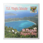zVI012 SAINT THOMAS, Magens Bay, Jungfrau Islands, Fliese (Vorderseite)