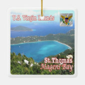zVI012 SAINT THOMAS, Magens Bay, Jungfrau Islands, Keramikornament (Rückseite)