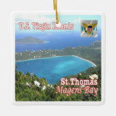 zVI012 SAINT THOMAS, Magens Bay, Jungfrau Islands, Keramikornament (Vorderseite)