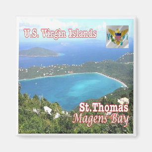 zVI012 SAINT THOMAS, Magens Bay, Jungfrau Islands, Magnet