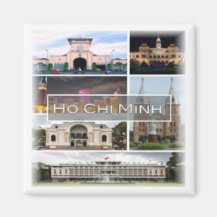 zVN004 HO CHI MINH, Mosaik, Vietnam, Asien, Kühlsc Magnet
