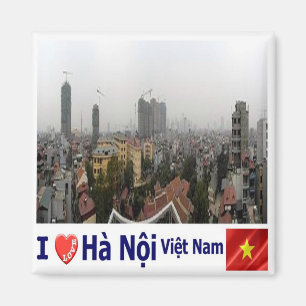 zVN008 HANOI Liebe, Vietnam, Skyline, Kühlschrank Magnet