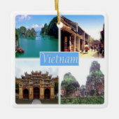 zVN014 VIETNAM, Mosaik, Asien, Keramikornament (Vorderseite)