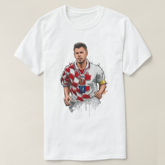 Zvonimir Boban Illustration T-Shirt (Design vorne)