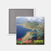 zVU006 EFATE, ERAKOR Island, Vanuatu, Kühlschrank Magnet (Vorderseite/Rückseite)