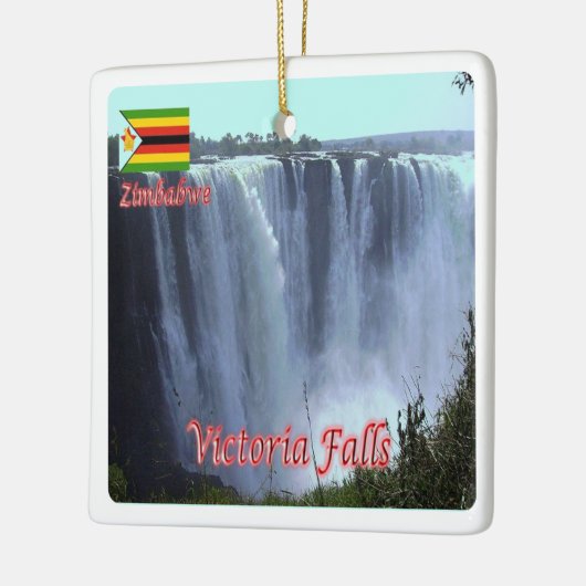 ZW003 VICTORIA FALLS, Simbabwe, Afrika, Keramikornament (Links)