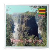 ZW007 VICTORIA FALLS, GORGE, Simbabwe, Fliese (Vorderseite)