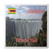 ZW010 VICTORIA FALLS, Simbabwe, AFRIKA, Fliese (Vorderseite)