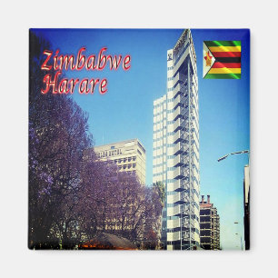 ZW013 HARARE, Simbabwe, Afrika, Kühlschrank Magnet