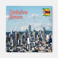 ZW017 HARARE, Panorama, Simbabwe, Afrika, Kühlschr