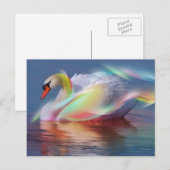 zwaan postkarte (Vorne/Hinten)