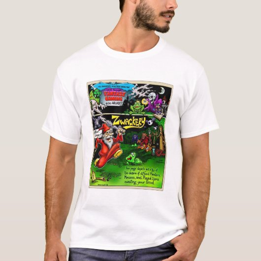 Zwackery Flyer T-SHIRT (Vorderseite)
