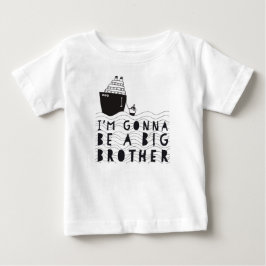 Zwanger: I'm gonna be a big brother Baby T-shirt