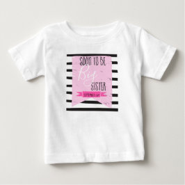 Zwanger: Soon to be big sister Baby T-shirt