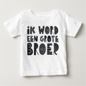 Zwangerschapsaankondiging: Ik word een grote broer Baby T-shirt (Vorderseite)