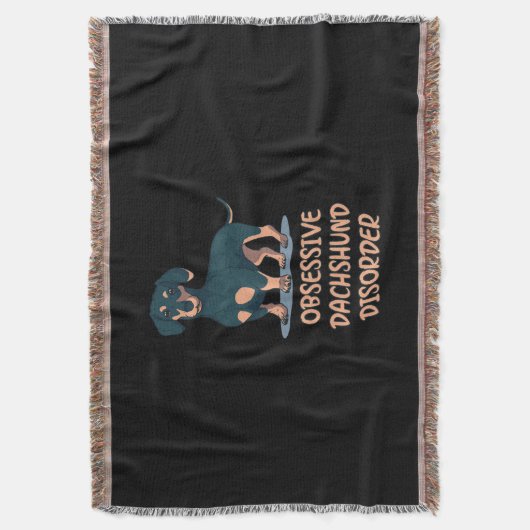 Zwanghafte Dackel Decke (Vorderseite Vertikal)