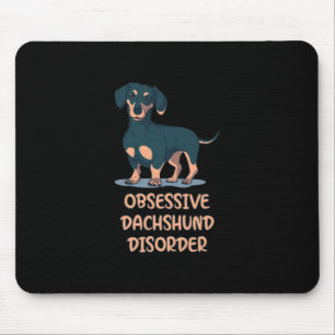 Zwanghafte Dackel Mousepad