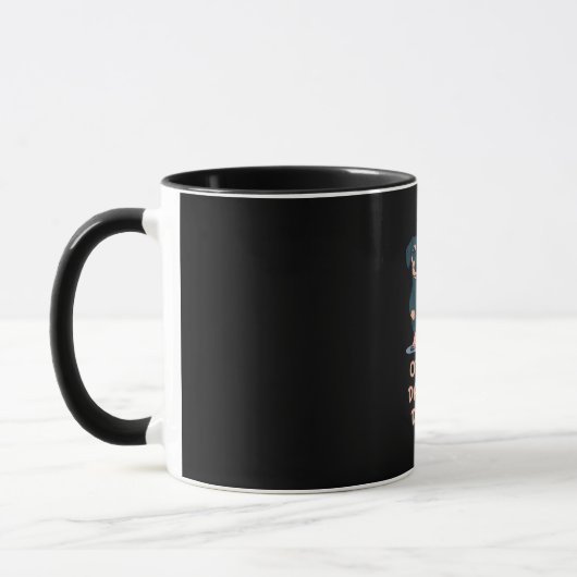 Zwanghafte Dackel Tasse (Links)