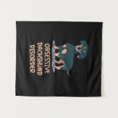 Zwanghafte Dackel Wandteppich (Vorderseite (Horizontal))