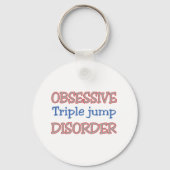 Zwanghafte Dreifachsprungstörung Schlüsselanhänger (Vorderseite)