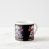 Zwanghafte Kaffeestörung Espressotasse (Vorderseite Rechts)