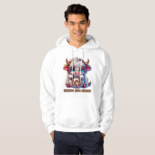 Zwanghafte Kaffeestörung Hoodie (Vorne ganz)