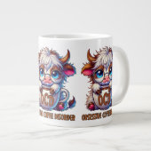 Zwanghafte Kaffeestörung Jumbo-Tasse (Vorderseite Rechts)