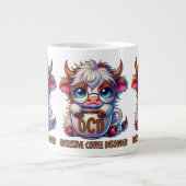 Zwanghafte Kaffeestörung Jumbo-Tasse (Vorderseite)