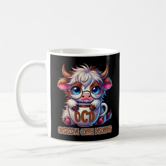 Zwanghafte Kaffeestörung Kaffeetasse (Links)