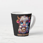 Zwanghafte Kaffeestörung Milchtasse (Rechte Ecke)