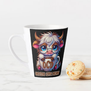 Zwanghafte Kaffeestörung Milchtasse