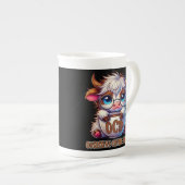 Zwanghafte Kaffeestörung Porzellantasse (Vorderseite Rechts)