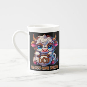 Zwanghafte Kaffeestörung Porzellantasse