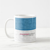 Zwanglose Analytics-Tasse 2 Kaffeetasse (Links)