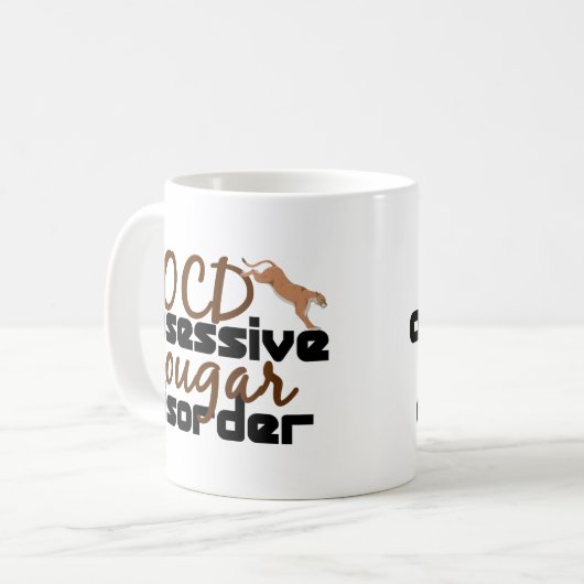 Zwangsaffäre Störung Kaffeetasse (Vorderseite Links)