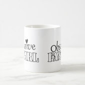 Zwangses Fangirl Kaffeetasse (Mittel)