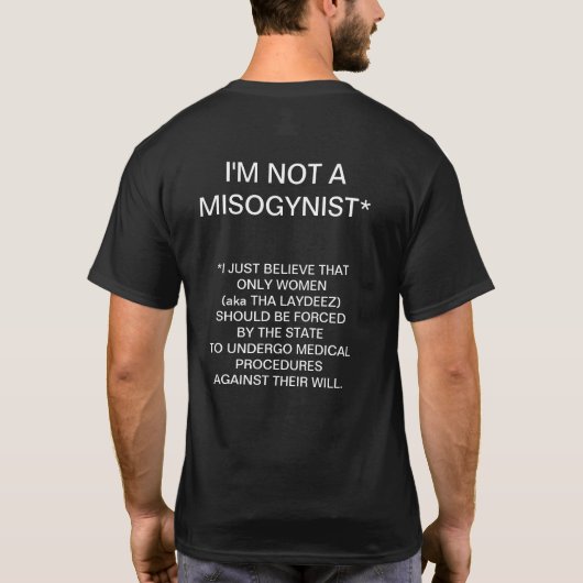 Zwangsgeburt Bad T-Shirt (Rückseite)