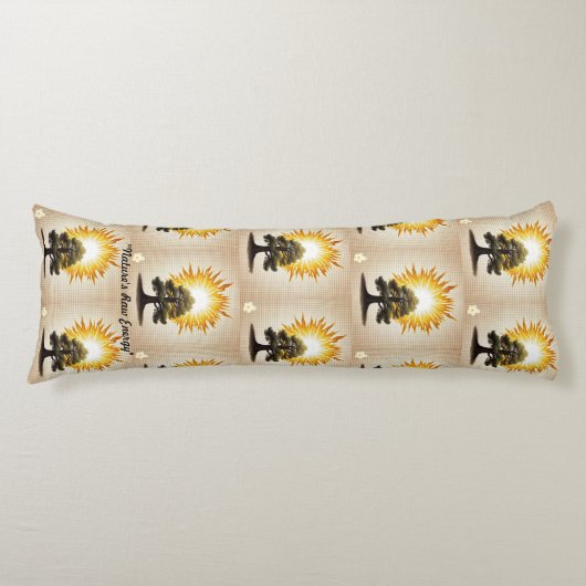 "Zwangskraft" Seitenschläferkissen (Vorderseite)