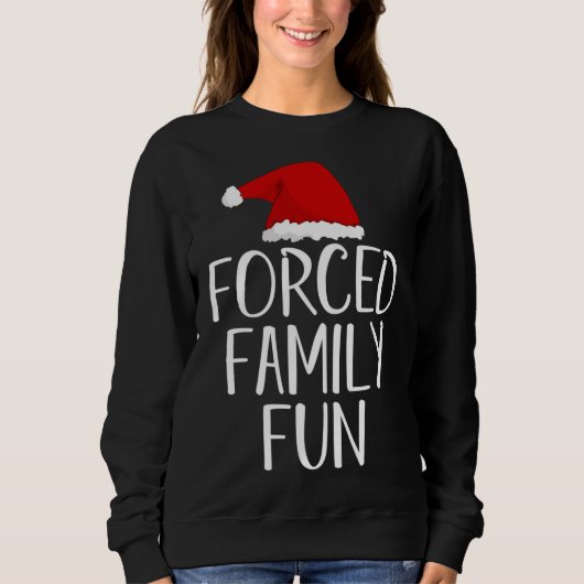 Zwangspass für die Familie - Sarcastic Christmas E Sweatshirt (Vorderseite)