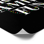 Zwangspass für die Familie - Weihnachtsgeschenk fü Poster (Ecke)