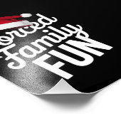 Zwangspass für Familien Party Wiedersehen Sarcasti Fotodruck (Ecke)