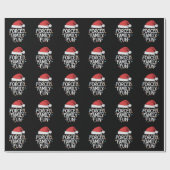 Zwangspass für Familien Sarcastic Weihnachten Funn Geschenkpapier (Flach)