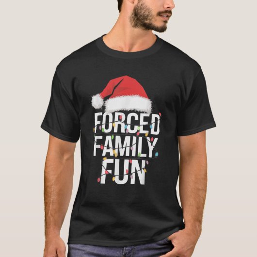 Zwangspass für Familien Sarcastic Weihnachten Funn T-Shirt (Vorderseite)