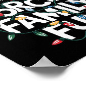 Zwangspass für Familien Sarcastic Weihnachten Weih Poster (Ecke)