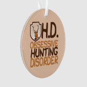 Zwangsstörung bei Hirschen Ornament (Vorderseite)
