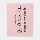 Zwangsstörung bei Kühen Fleecedecke (Vorderseite)