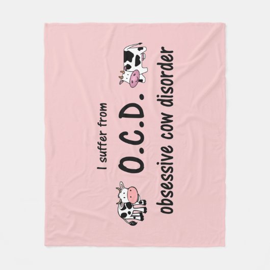 Zwangsstörung bei Kühen Fleecedecke (Vorderseite)